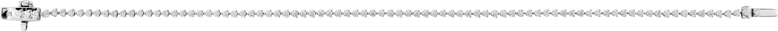 Brc907 / Bracelet / Set / 14K White / Round / Lab-Grown Diamond / 1.6Mm :: 1 1/2 Ctw / Si1-Si2, GH / 7 1/4 In / Polished / 1 1/2 Ctw Lab-Grown Line Bracelet