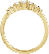 14K Yellow Gold 1/2 CTW Lab-Grown Diamond Ring