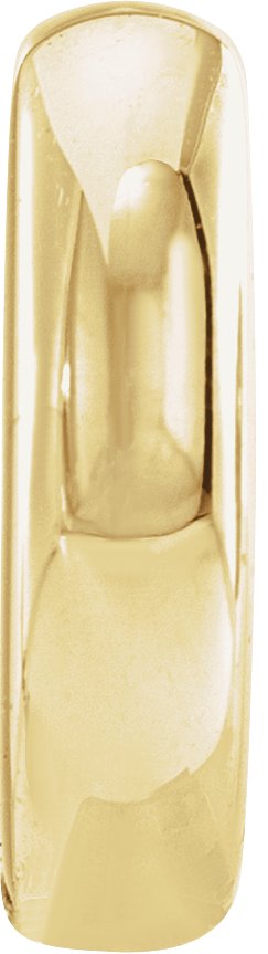 14K Yellow Gold 9.5mm Hinged Hoop Earring