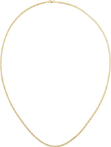14K Yellow Gold 2.25mm Curbed Anchor 18" Chain
