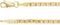 14K Yellow Gold 2.25mm Curbed Anchor 18