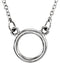 Sterling Silver Tiny Posh® Circle 16-18