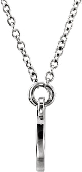 Sterling Silver Tiny Posh® Horseshoe 16-18" Necklace