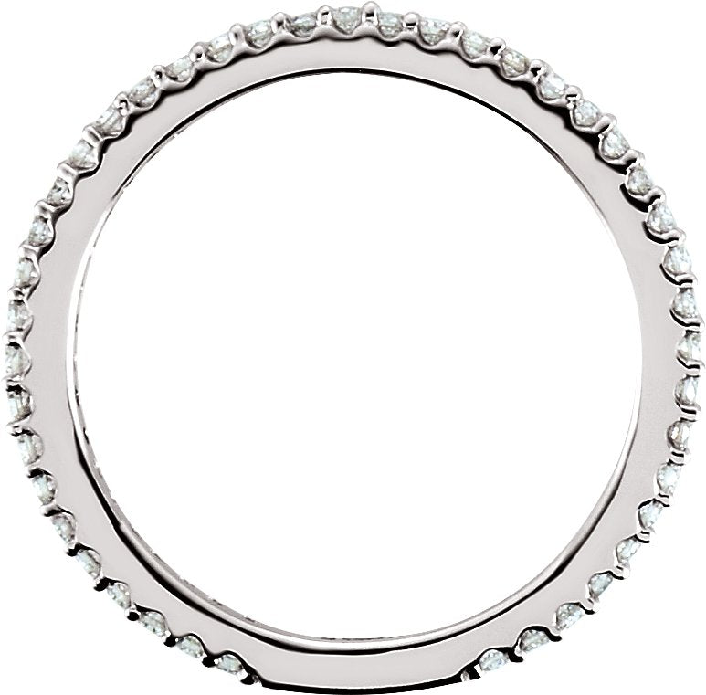 14K White Gold 1/3 CTW Natural Diamond Stackable Ring