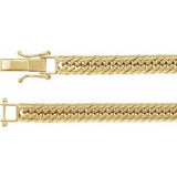 18K 6.2 mm curb chain