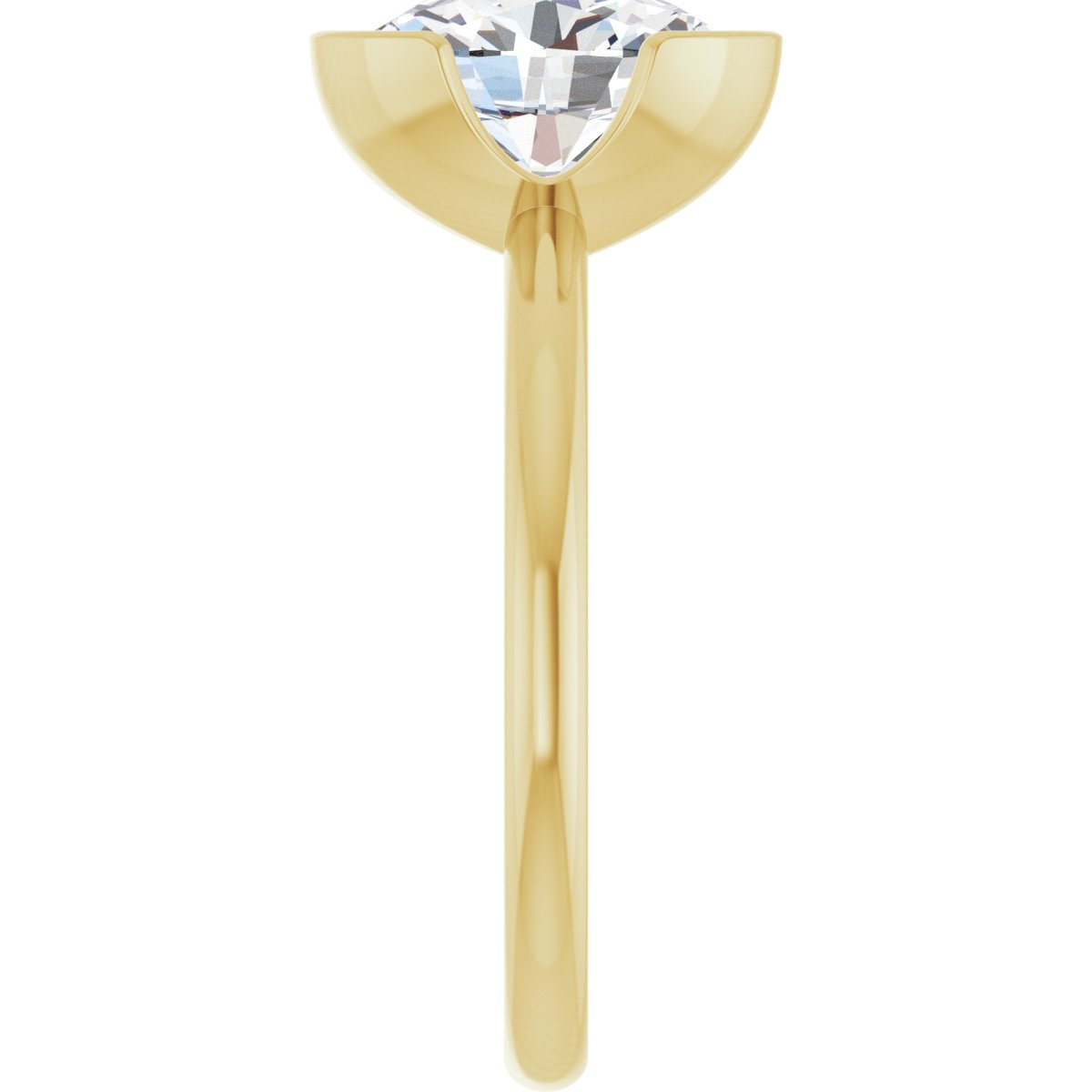 14K Yellow Gold 2 1/2 CTW Lab-Grown Diamond Engagement Ring