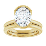 14K Yellow Gold 2 1/2 CTW Lab-Grown Diamond Engagement Ring