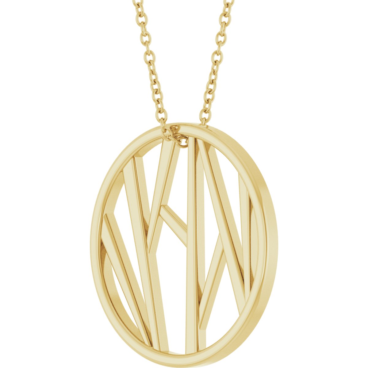 14K Yellow Gold Family 16-18" Necklace