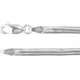 Sterling silver snake chain, 3 mm