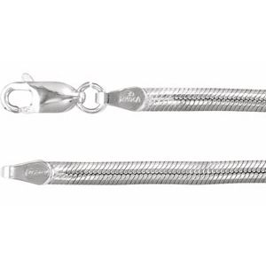 Sterling silver snake chain, 3 mm
