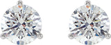 14K White Gold 1/2 CTW Natural Diamond Stud Earrings