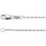 14K 1 mm Raso chain