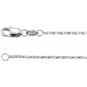 14K 1 mm Raso chain