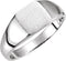 Sterling Silver 11mm Square Signet Ring
