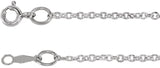 Sterling Silver 1.75mm Cable 16" Chain
