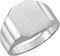 Sterling Silver 14x12 mm Octagon Signet Ring