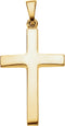 18K Yellow Gold Cross Pendant