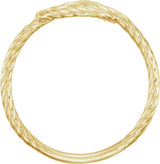14K Yellow Gold Rope Knot Ring