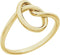 14K Yellow Gold Knot Ring