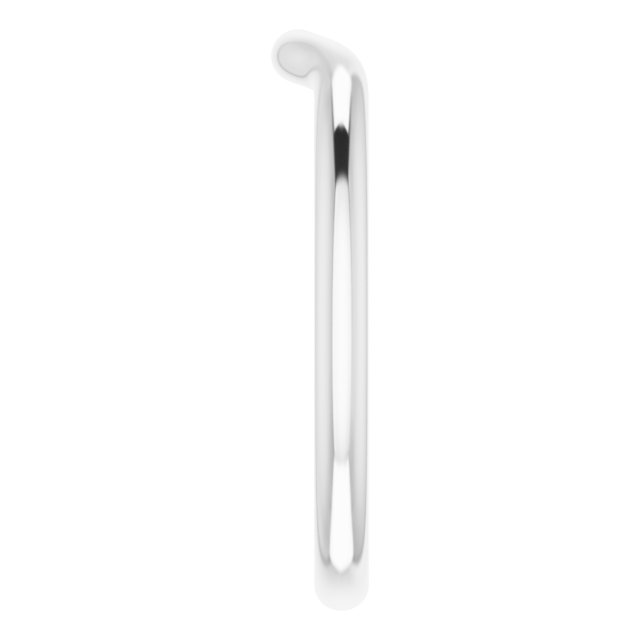 14K White Gold Band for 4.1 mm Round Ring