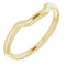 18K Yellow Gold Band for 5 mm Square Ring