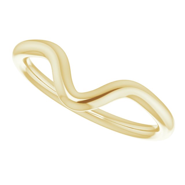 14K Yellow Gold Band for 10x5 mm Marquise Ring