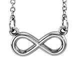 Platinum Tiny Posh® Infinity-Inspired 16-18" Necklace