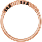 57739 / Ring / 14K Rose Gold / Polished / Mom Ring