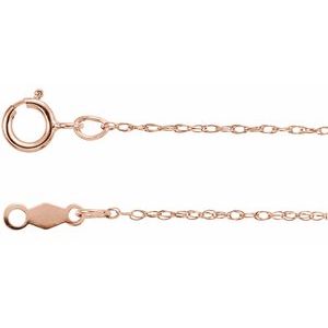 10K .85 mm rope chain