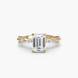 Solitaire with Eternity Pavé