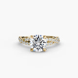 The Twisted Pavé Solitaire