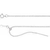 14K 1 mm ball chain