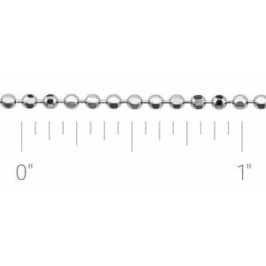 14K 1.8 mm ball chain