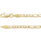 14K 2.5 mm Figaro chain