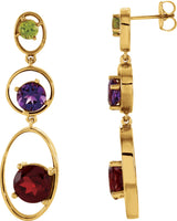 Graduated Geometric Earrings