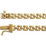 14K 4 mm Panther chain