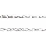 3.9 mm sterling silver cable chain