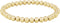 14K Yellow Gold-Filled 5 mm Elastic Bead 6 1/2