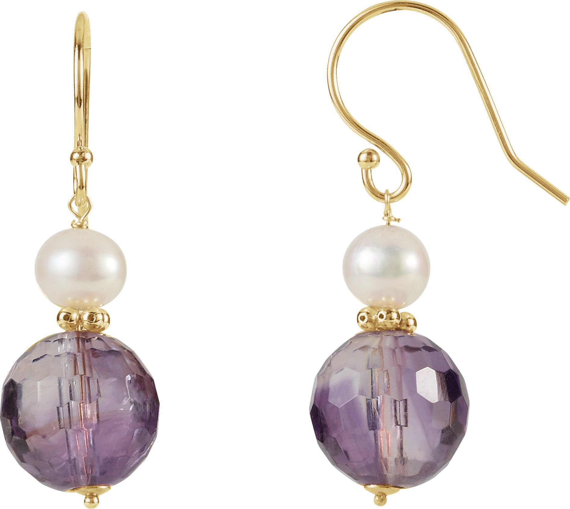 Accented Drop Earrings