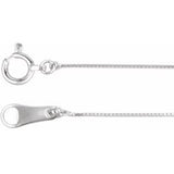 Platinum 0.5 mm box chain