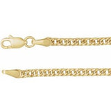 14K 2.7 mm curb chain