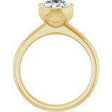 14K Yellow Gold 2 1/2 CTW Lab-Grown Diamond Engagement Ring