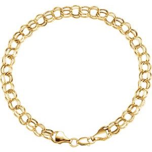 14K 7.9 mm cable chain