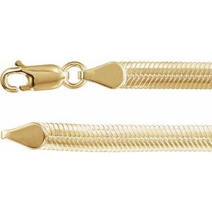 14K 4.8 mm snake chain