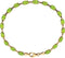 14K Yellow Gold Natural Peridot 7.25