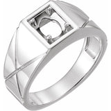 Sterling Silver 8x6 mm Oval Ring Mounting