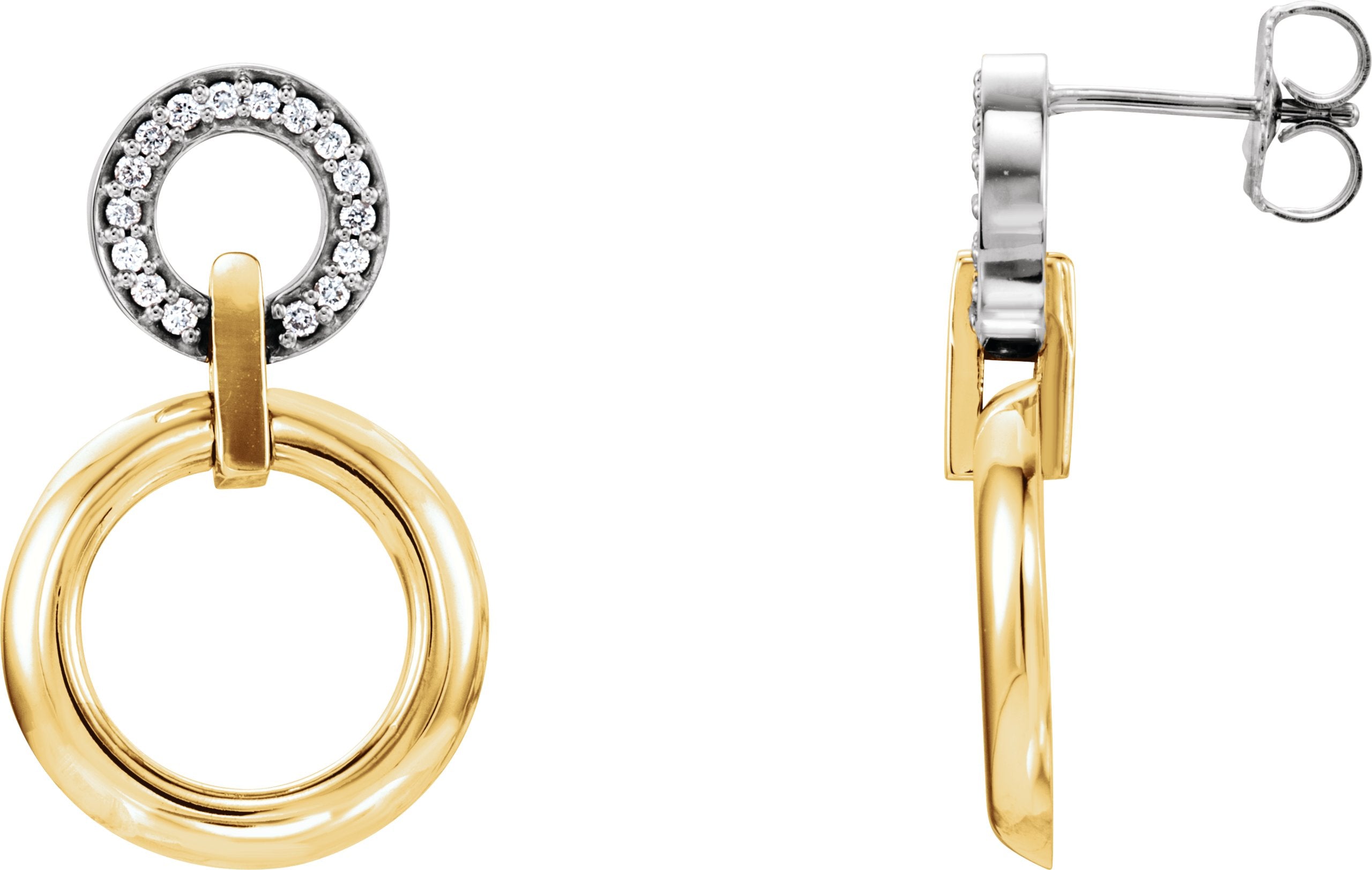 Accented Geometric Earrings