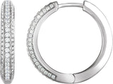 Accented Hoop Earrings