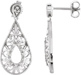 Accented Filigree Earrings