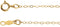 14K Yellow Gold 1mm Flat Cable 16